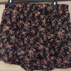 Womens Shorts Floral Lightweight Flowy with Pockets Size XL